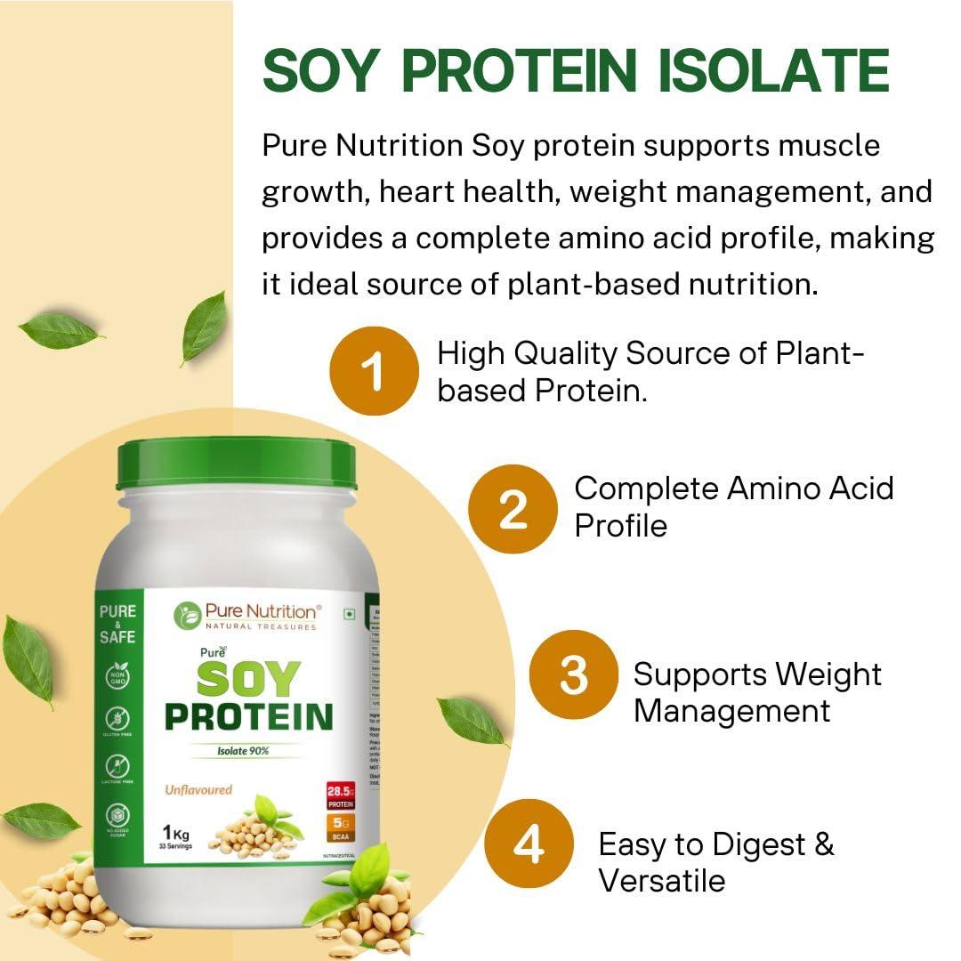 Pure Nutrition Soy Protein Isolate Powder