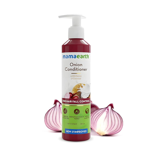 Mamaearth Onion Conditioner | For All Hair Types | Paraben & Silicone-Free - 250ml
