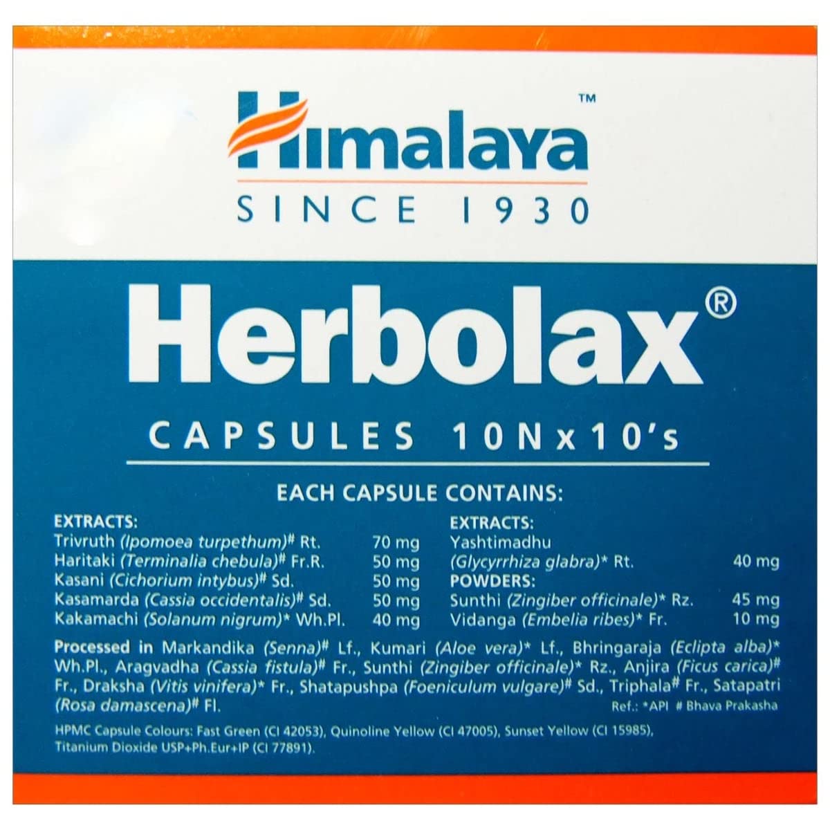 Himalaya Herbolax Tablet | Eases Constipation - 10 Tablets