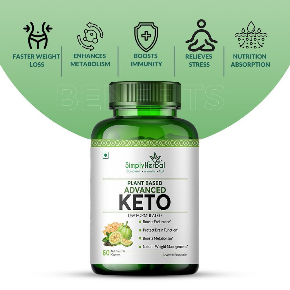 Simply Herbal Advanced Keto Capsule - 1000mg - 60 Capsules