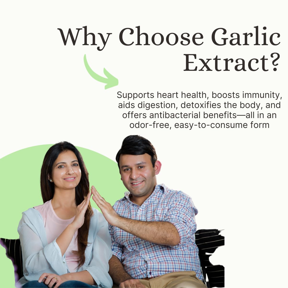 Pure Nutrition Garlic Extract Capsules - 500mg – 60 Veg Capsules