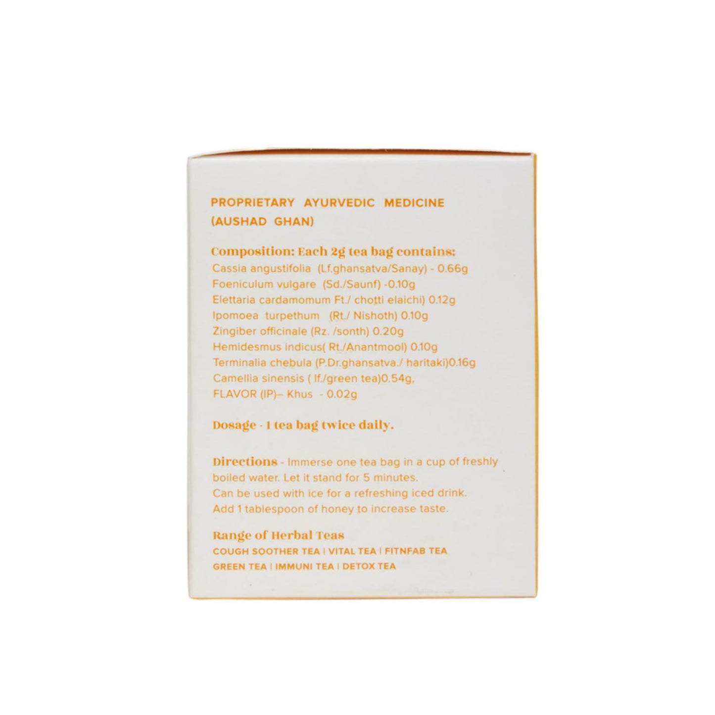 Baidyanath jhansi Ayurvedant Relaxi Tea Bag - 10 Tea Bag (2gm Each)