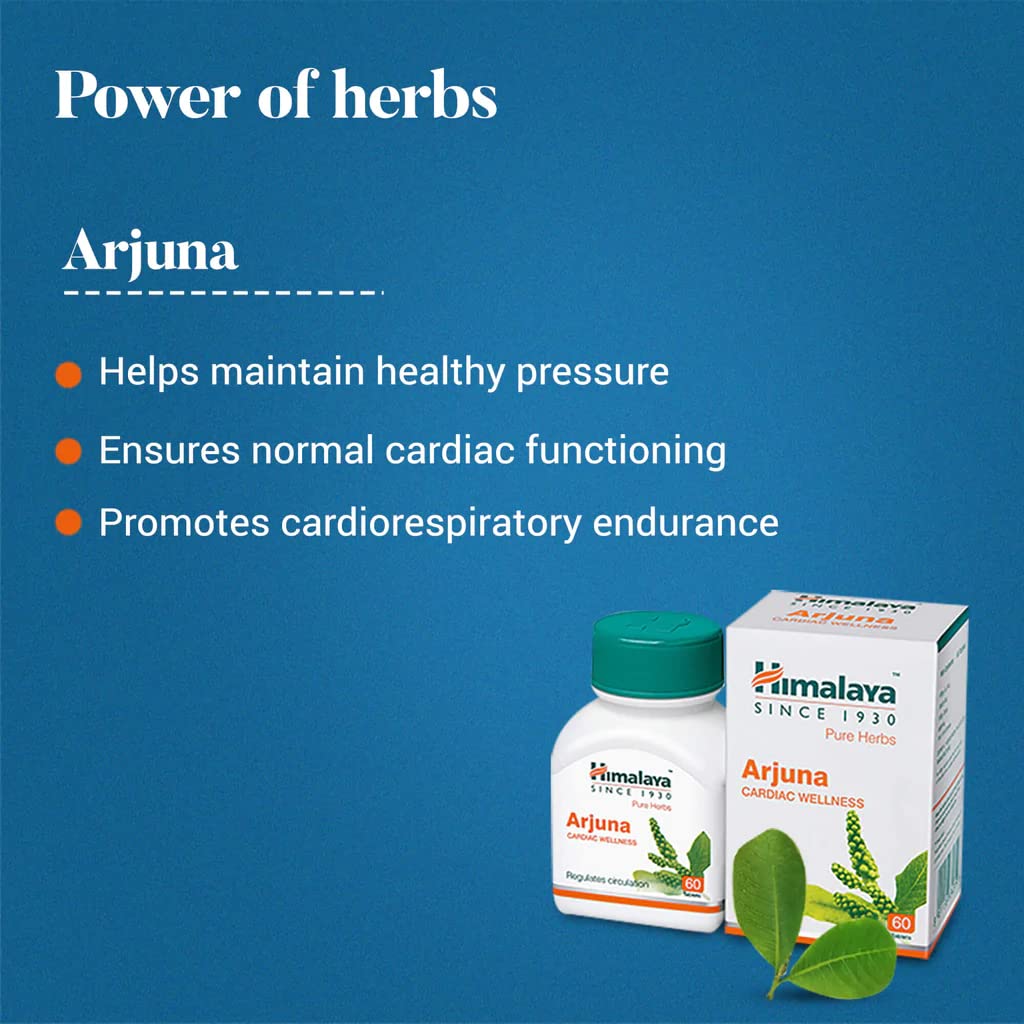 Himalaya Arjuna Tablet Cardiac Wellness - 60 Tablets