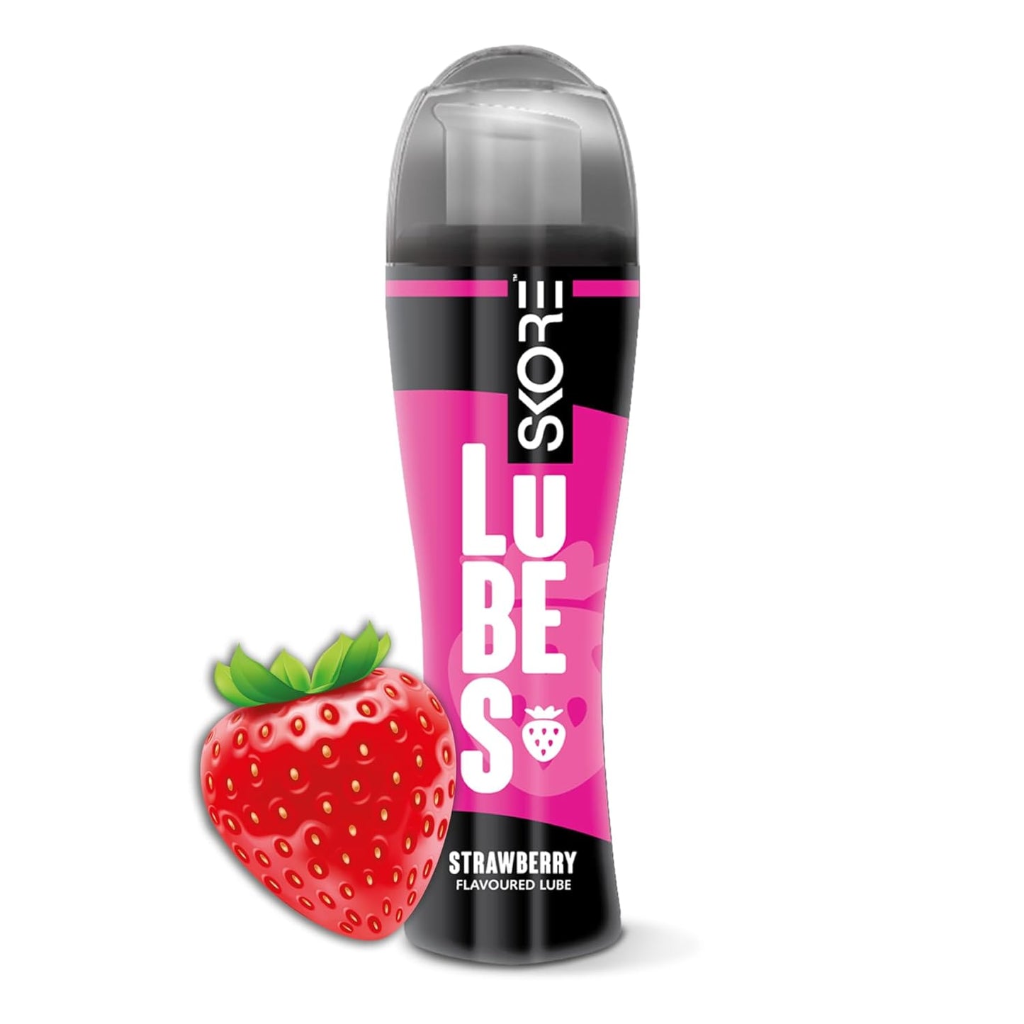 Skore Skin-Friendly Water-Based Lubricant | Flavour Strawberry - 50ml