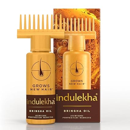 Indulekha Bringha Oil Reduces Hair Fall and Grows New Hair Oil - 100ml