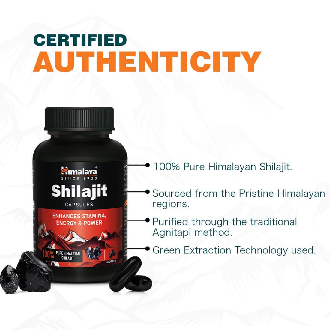 Himalaya Shilajit Capsule - 60 Capsules