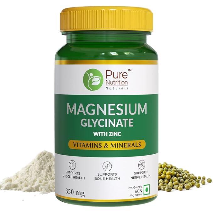 Pure Nutrition Chelated Magnesium Glycinate Tablets