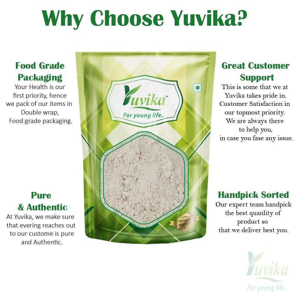 YUVIKA Beej Kaunch Kala Powder (without Peel) - Mucuna Pruriens - Black Kaunch Seeds Powder - Cowhage