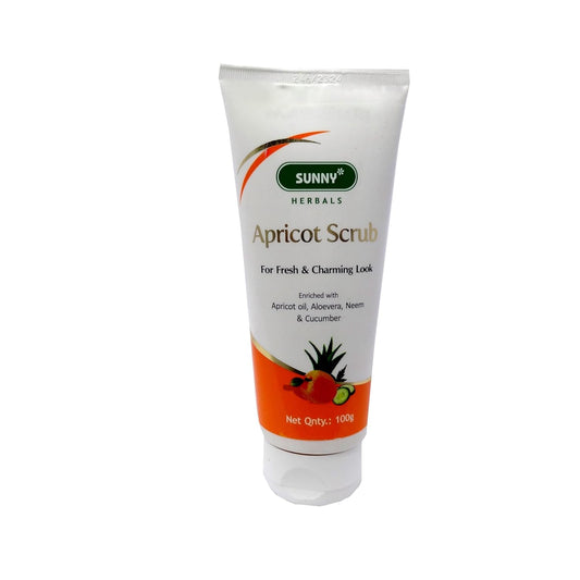 Baksons Sunny Herbals Apricot Aloevera with Neem & Cucumber Scrub - Pack of 2