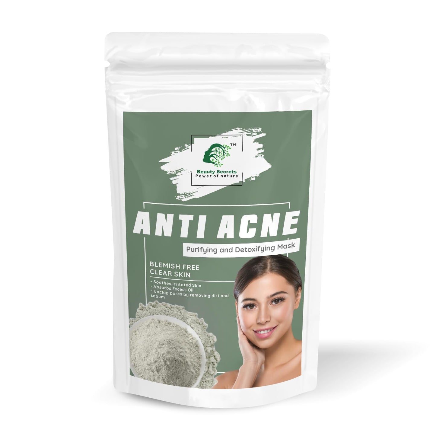 Beauty Secrets Anti Acne Face Mask - 50gm