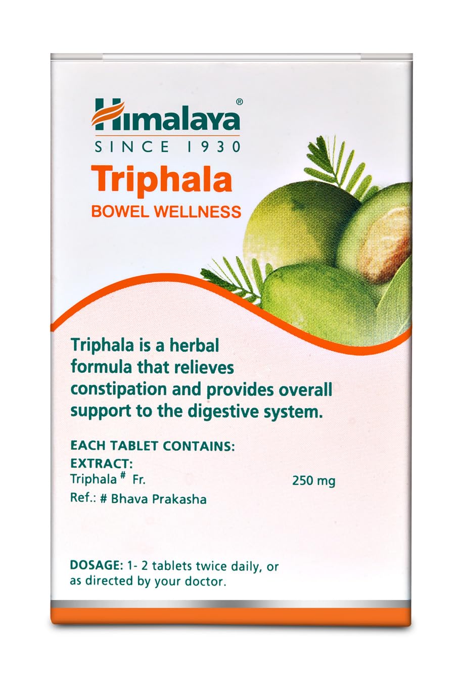 Himalaya Triphala Tablet Bowel Wellness | For Constipation & Stomach Care