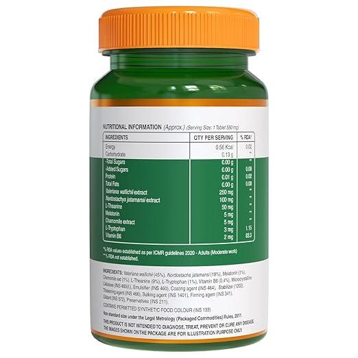 Pure Nutrition Melatonin Sustained Release 550mg Veg Tablet