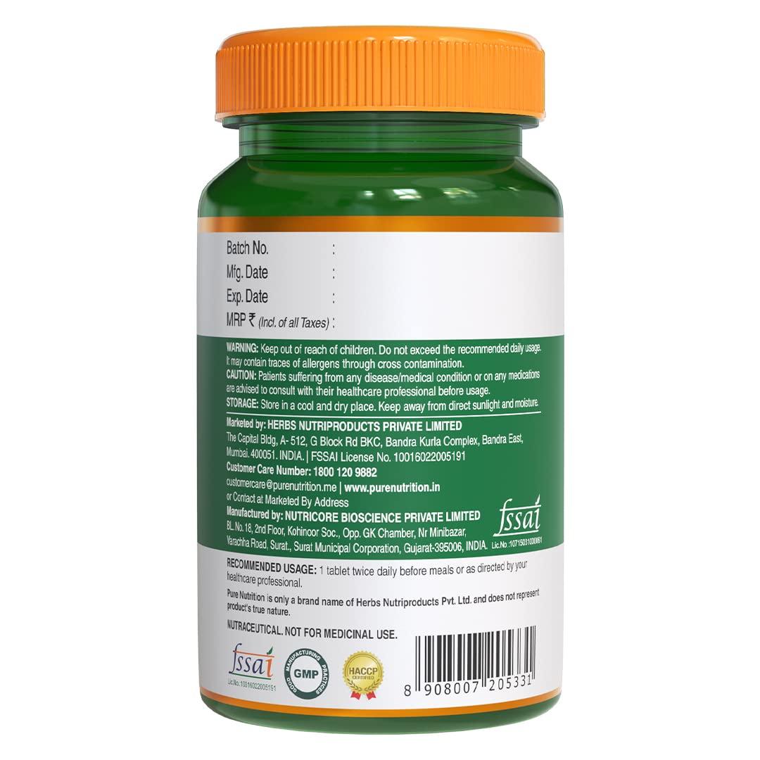 Pure Nutrition Milk Thistle Liver Detox Supplement