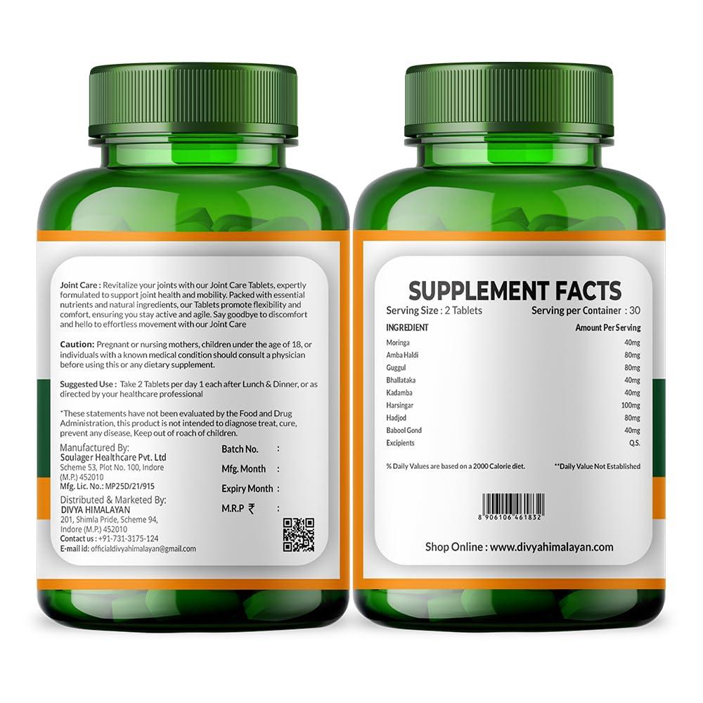 Divya Himalayan Plant Based Organics Joint Care Tablet - 60 Tablets