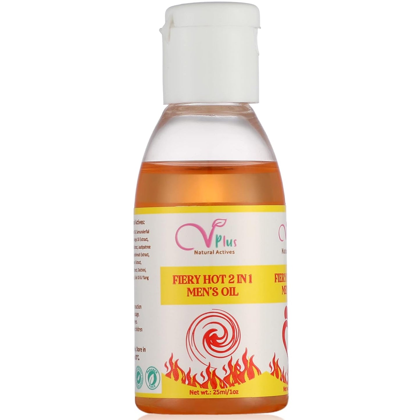 Vigini Fiery Hot 2 in 1 Men's Oil