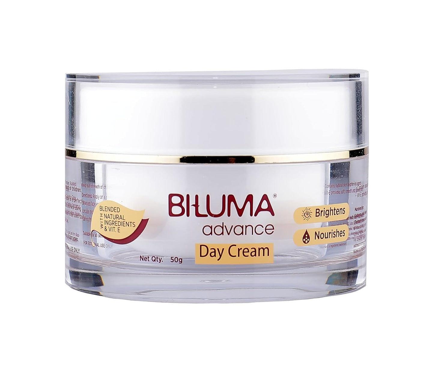 BI-LUMA Advance Skin Brightening Day Cream for Even Skin Tone with Vitamin E - 50 g