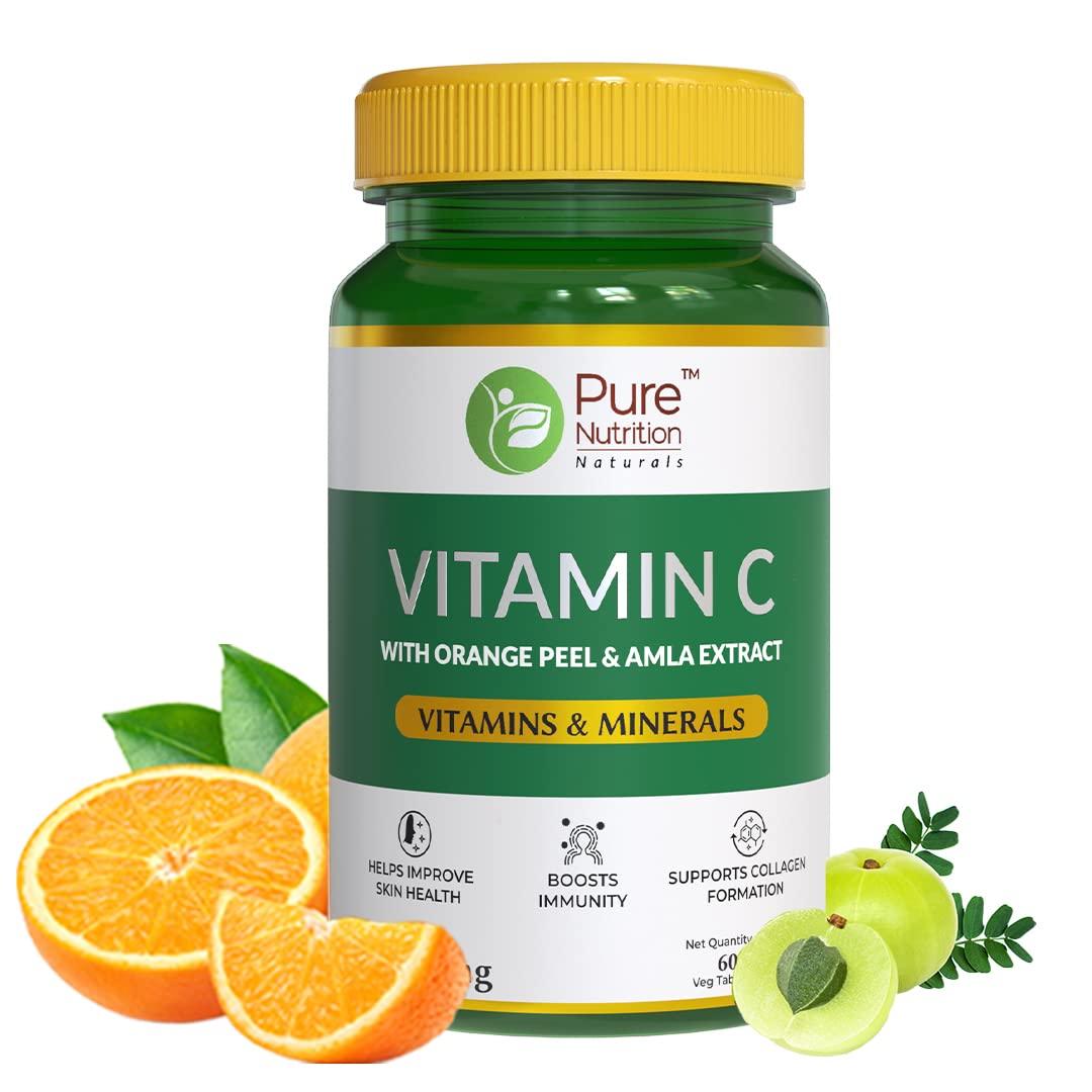 Pure Nutrition Vitamin C 1250mg Veg Tablet - 60 Tablets