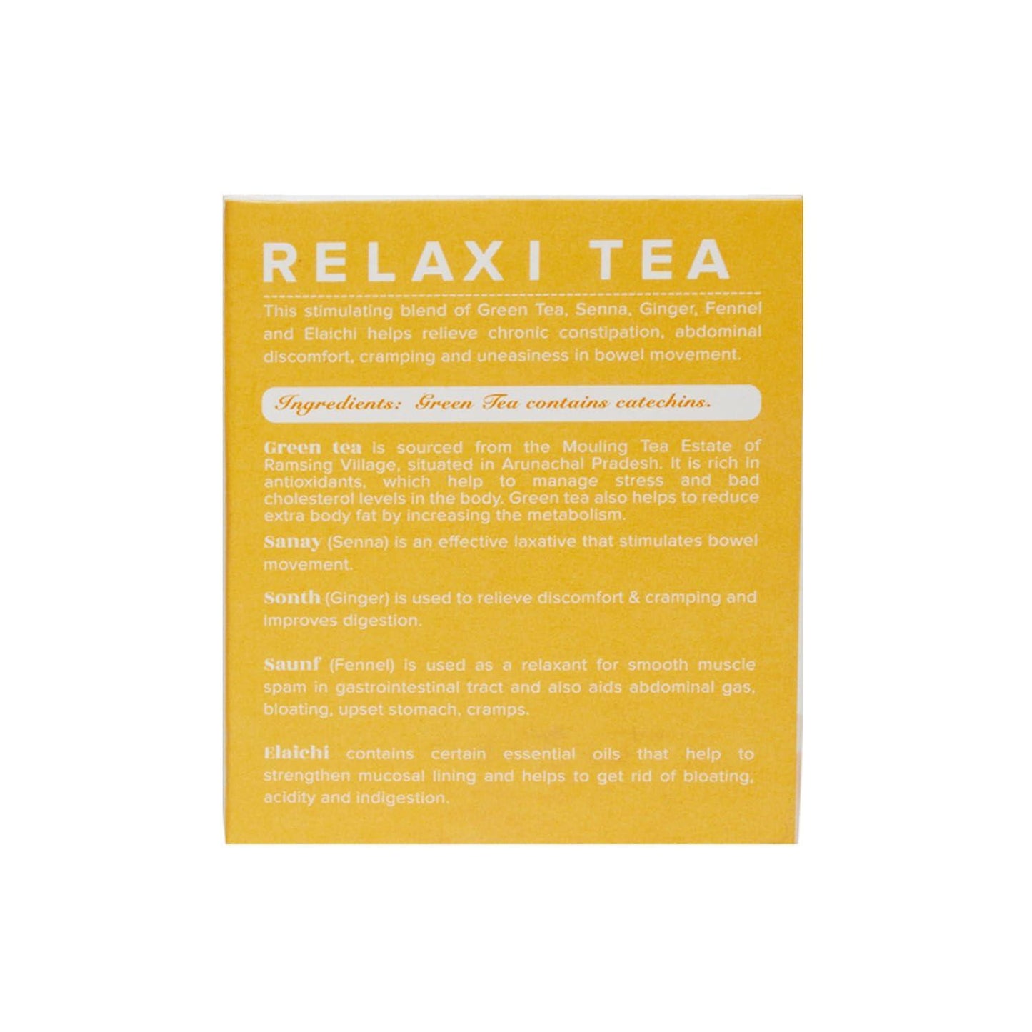 Baidyanath jhansi Ayurvedant Relaxi Tea Bag - 10 Tea Bag (2gm Each)