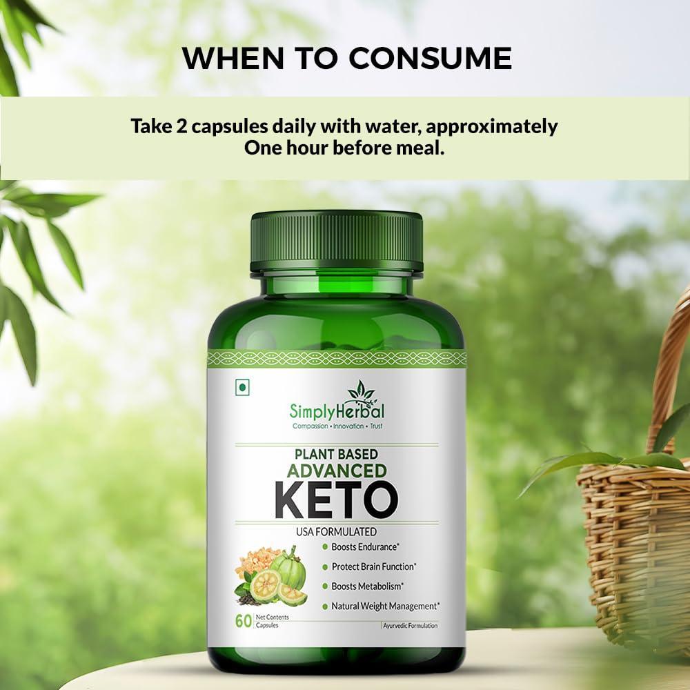 Simply Herbal Advanced Keto Capsule - 1000mg - 60 Capsules