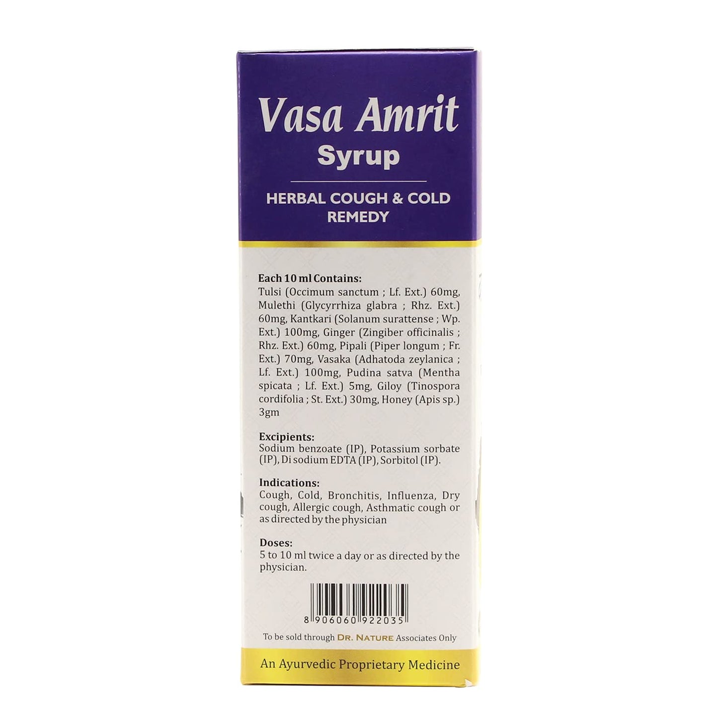 Dr. Nature Vasa Amrit Syrup