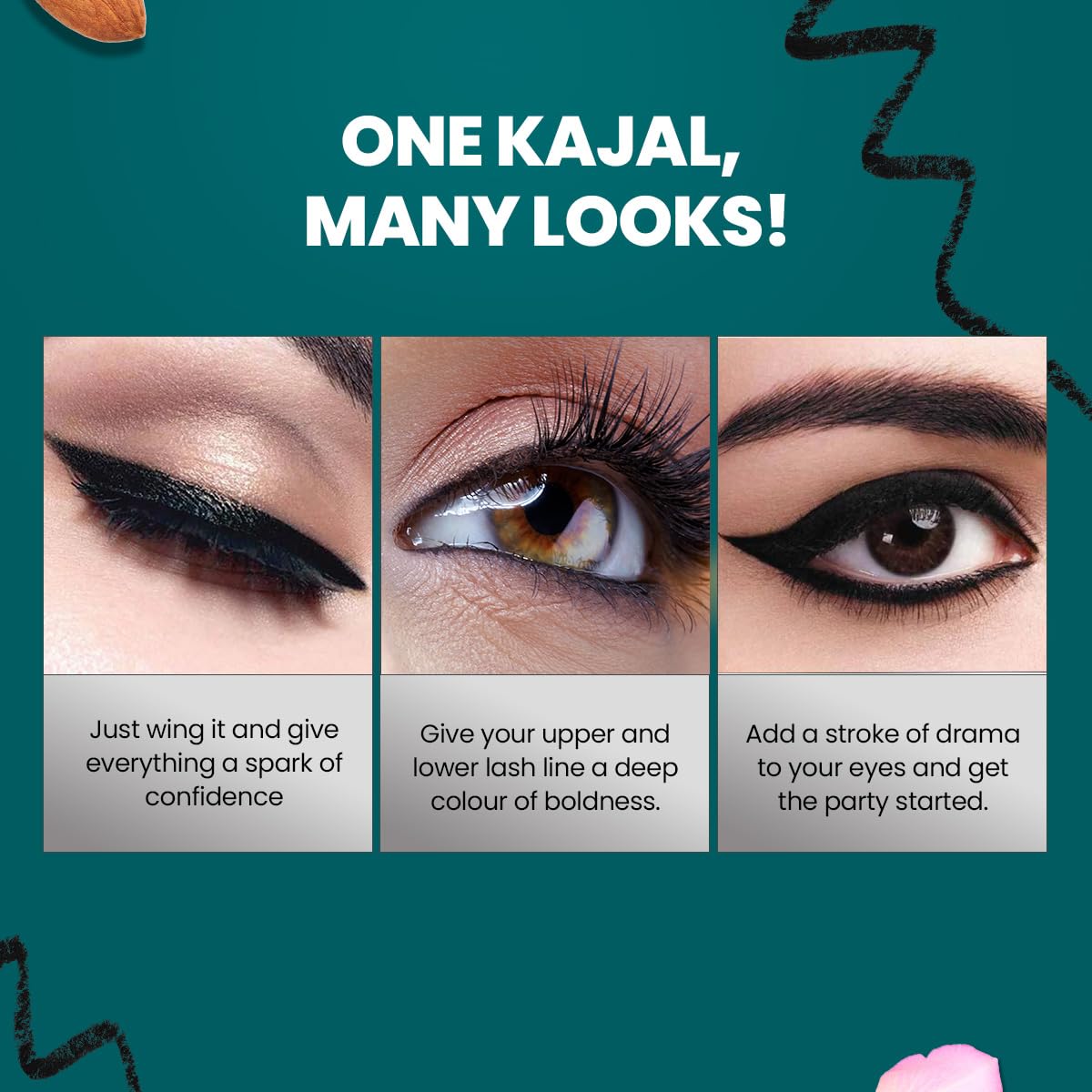 Himalaya Kajal Opaque Finish, Black, 2.7G
