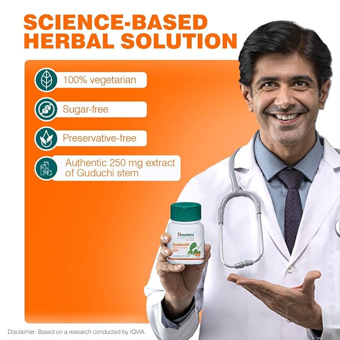 Himalaya Pure Herbs Guduchi Tablets Immunity Wellness, Giloy Tablets