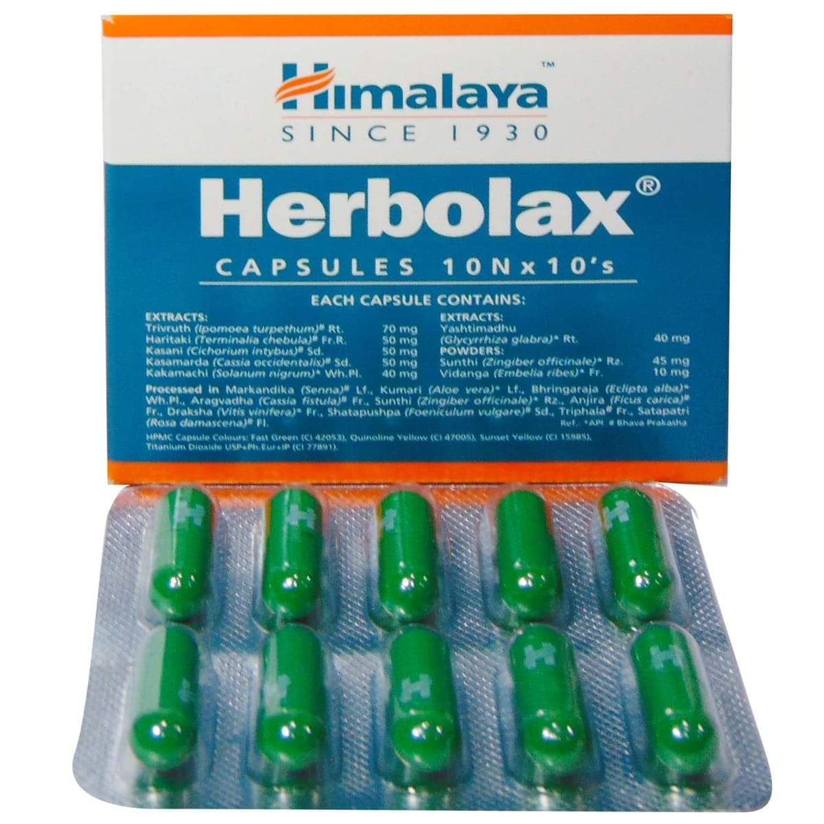 Himalaya Herbolax Tablet | Eases Constipation - 10 Tablets