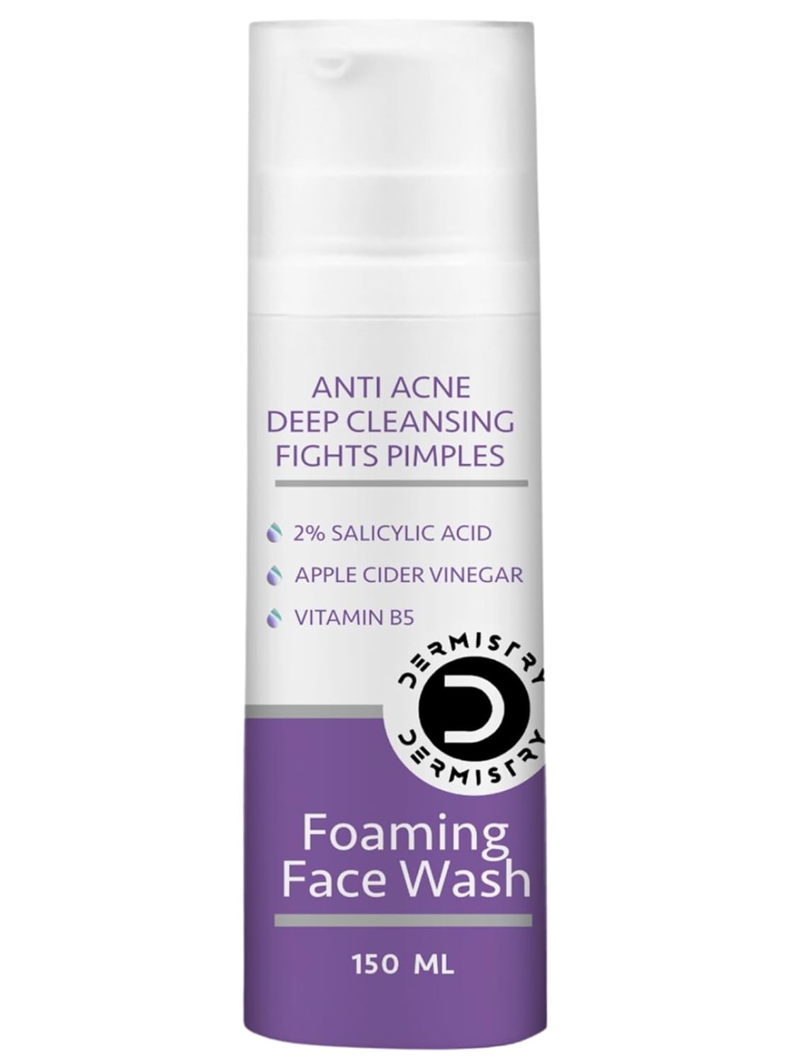 Dermistry Foaming Face Wash - 2% Salicylic Acid Anti Acne