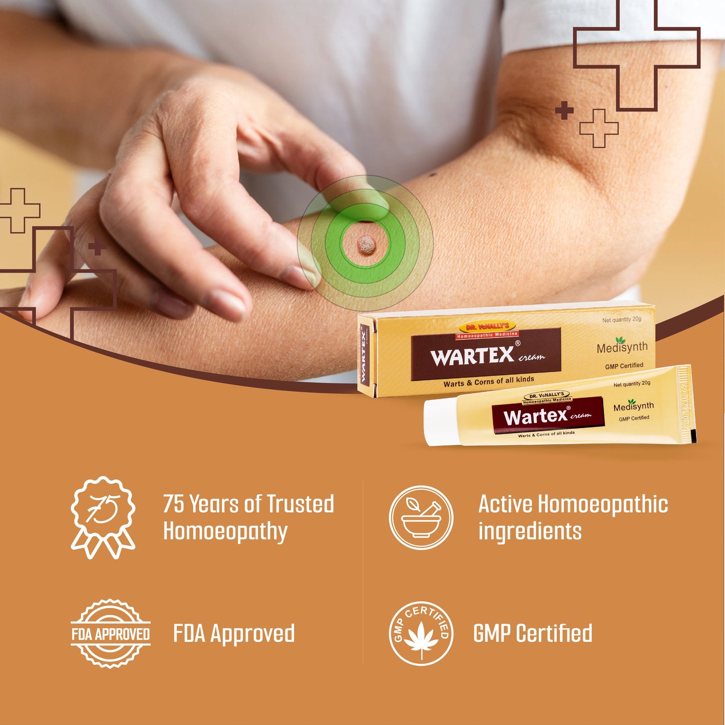 Medisynth Wartex Cream - 25gm