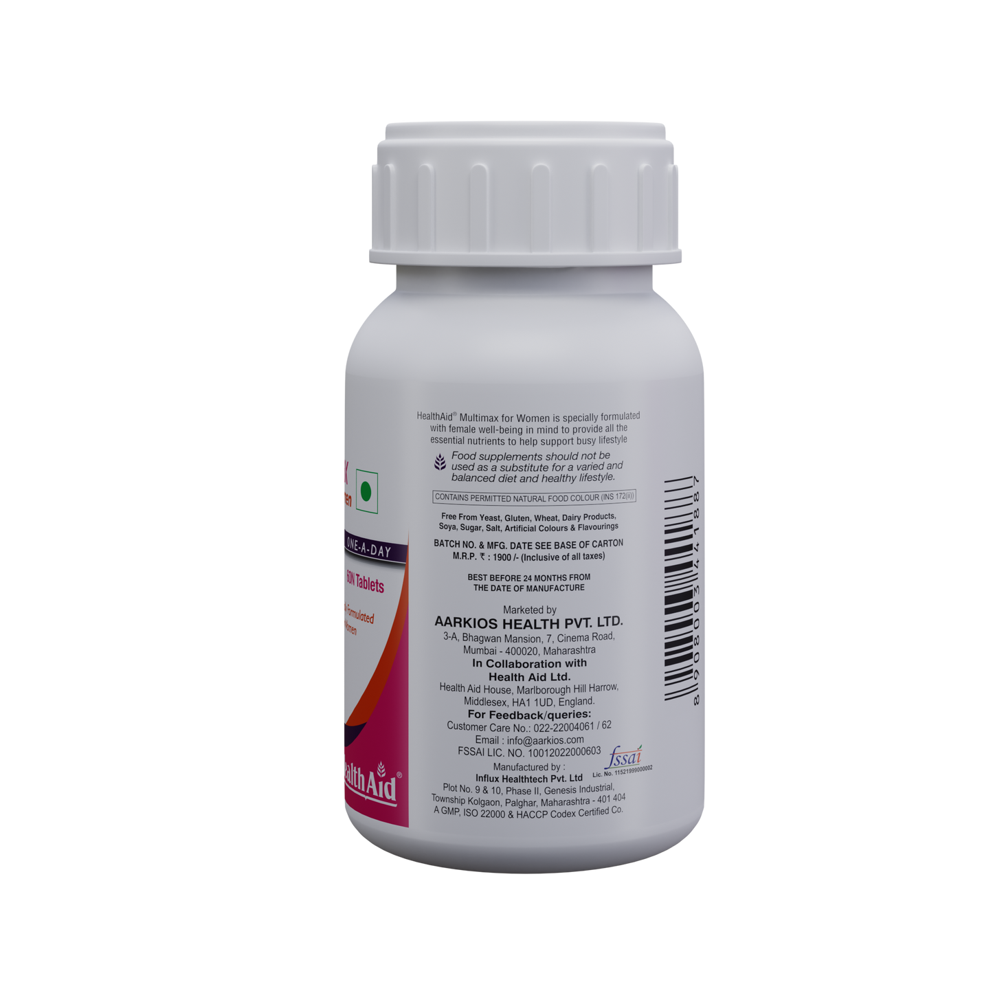 Healthaid Multimax Women Multivitamin & Mineral Complex Tablet - 60 Tablets