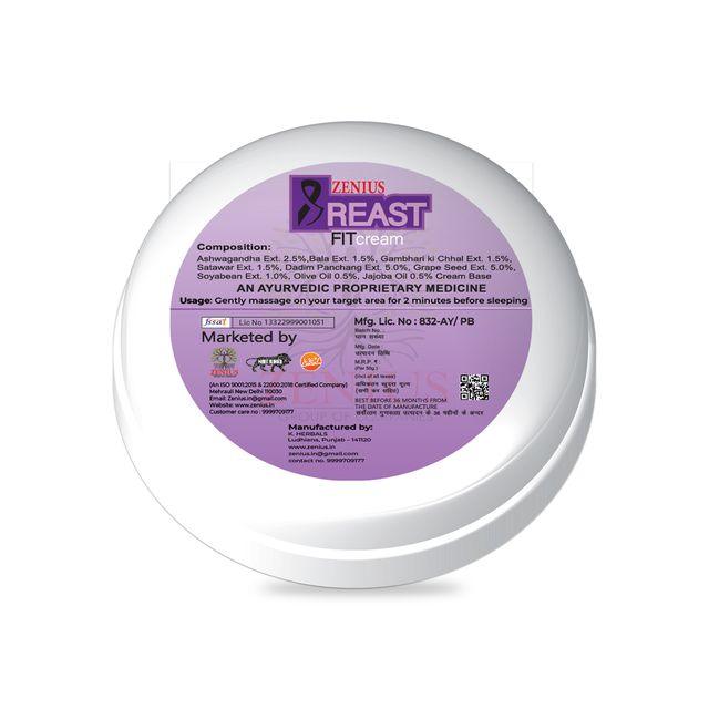 Zenius Breast-Fit cream - Breast Growth Cream for Breast Enlargement and Size Increase - 50gm Cream