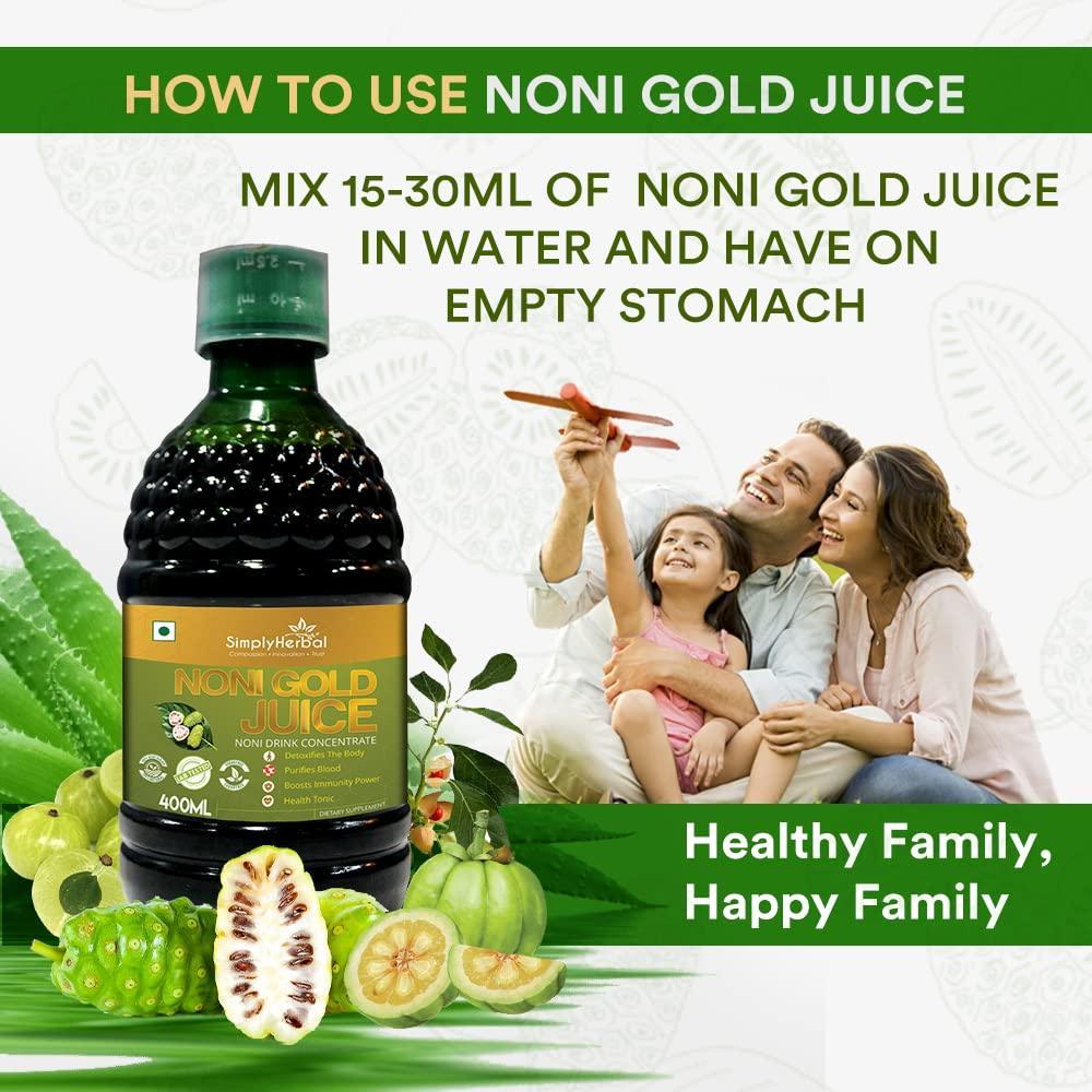 Simply Herbal Noni Gold Juice (400ml Juice)