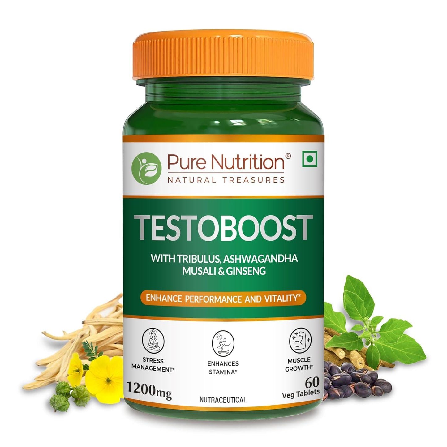 Pure Nutrition Testoboost Sexual Wellbeing Tablet - 60 Tablets