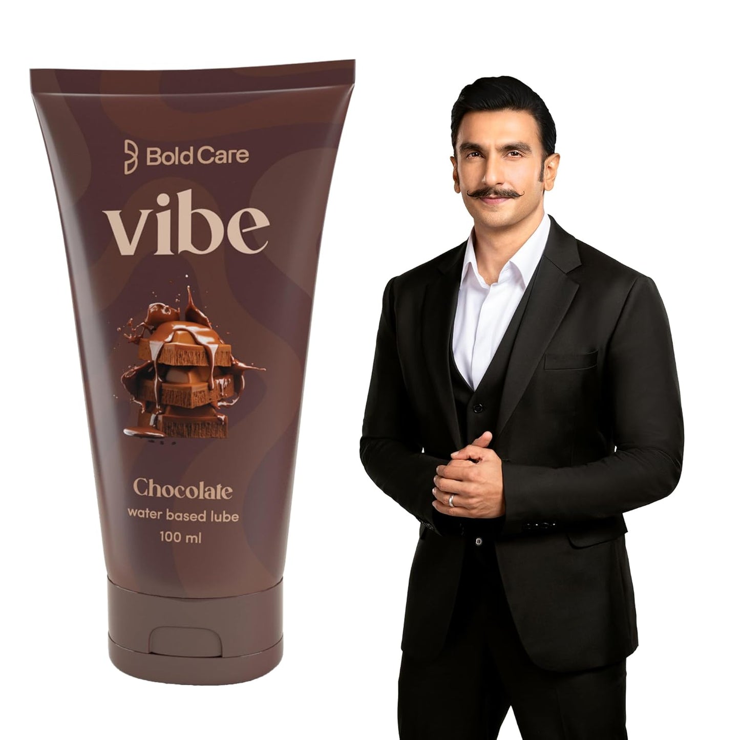 Bold Care Vibe Intimate Lube & Massage Gel Chocolate - 100ml