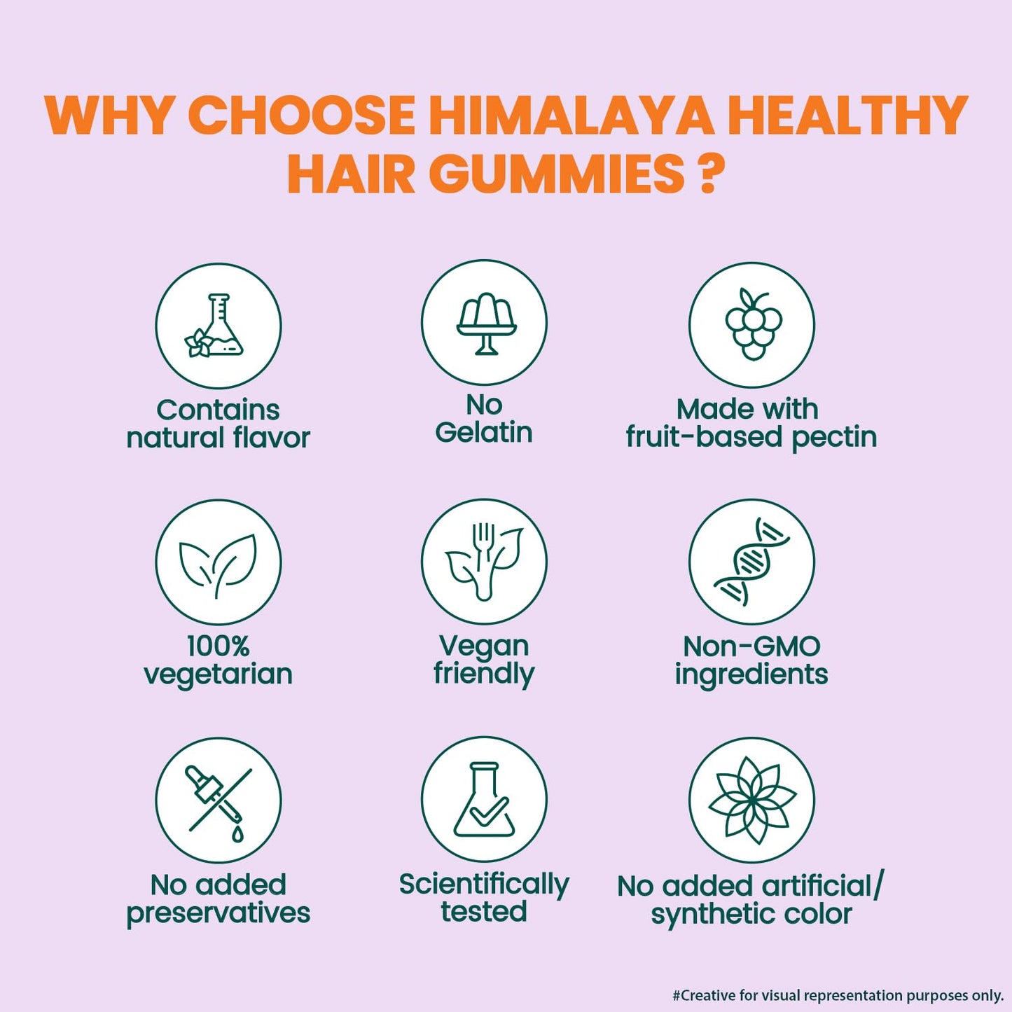 Himalaya Healthy Hair Gummies - 60 Gummies