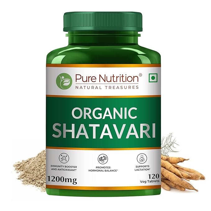Pure Nutrition Shatavari Tablets - 60 Veg Tablets