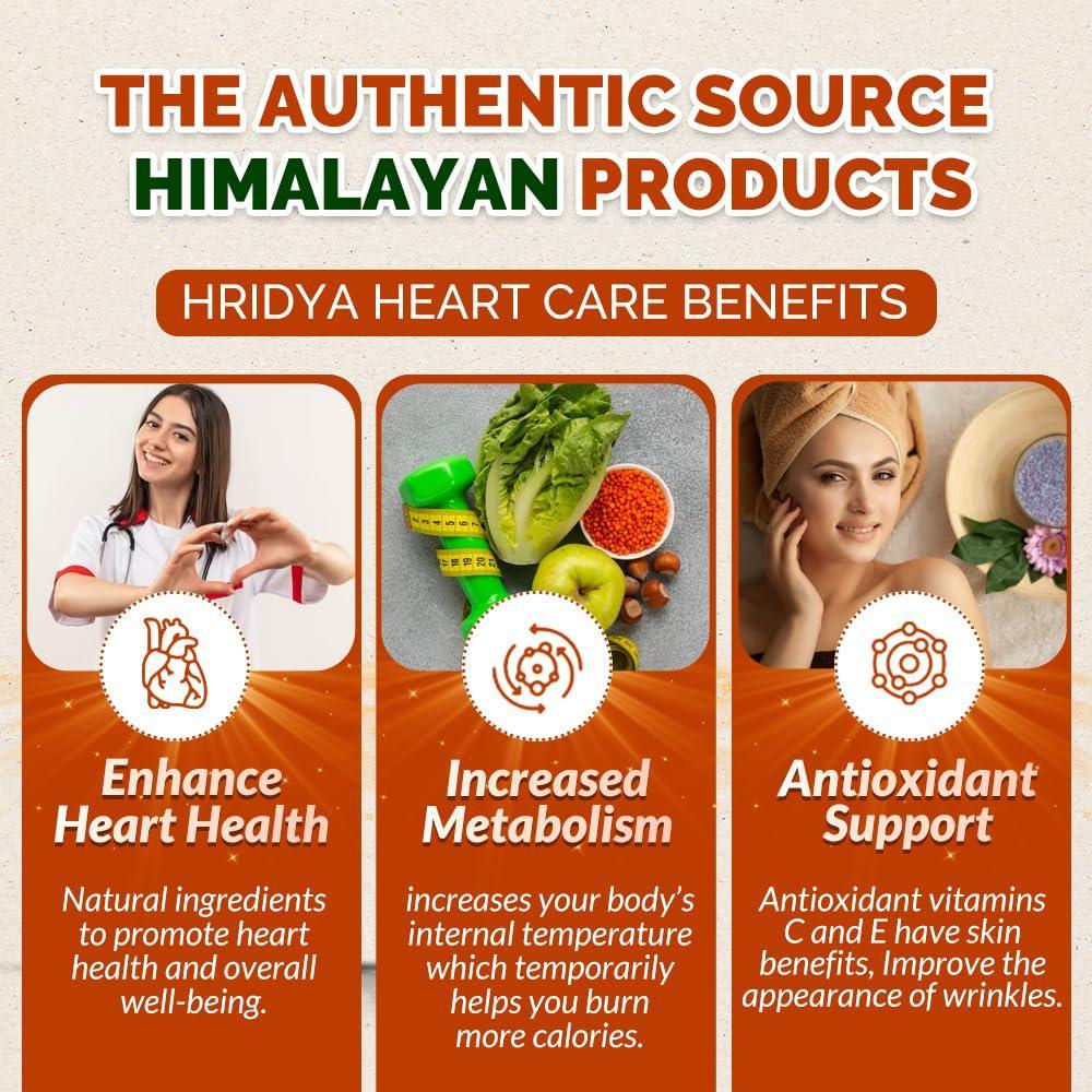 Divya Himalayan Hridya Heart Care Tablet - 60 Tablets