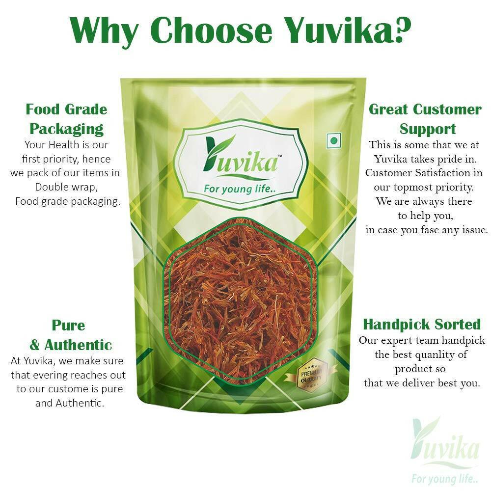 YUVIKA Kusum Flower - Phool Kusum - Carthamus Tinctorius Linn - Schleichera oleosa - Safflower