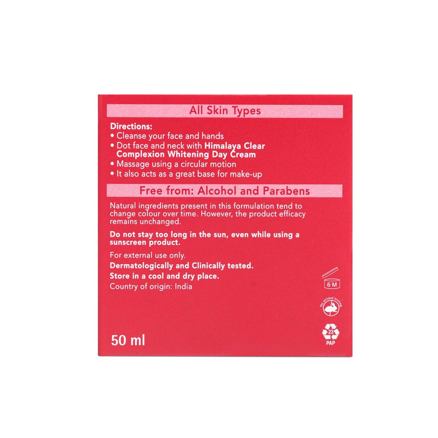 Himalaya Clear Complexion Brightening Day Cream - 50gm