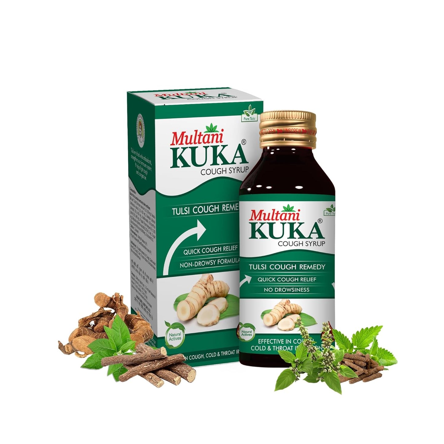 Multani Kuka Cough Syrup | Non-Drowsy - 100ml Syrup