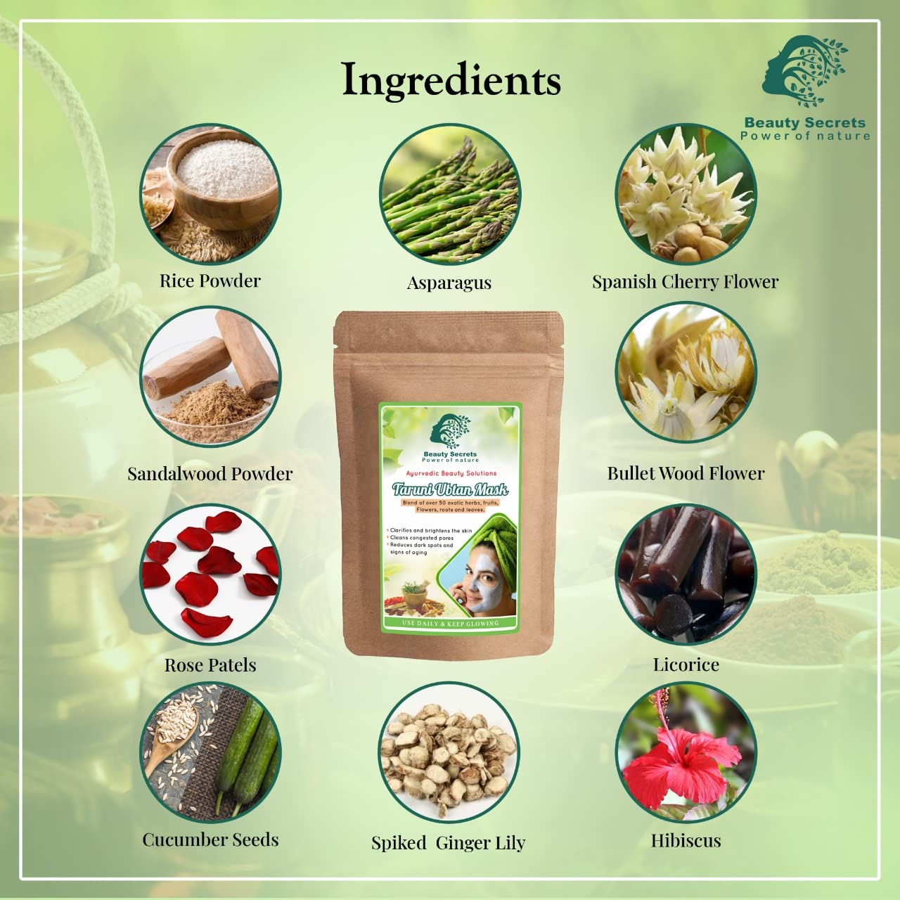 Beauty Secrets Taruni Ubtan Mask - 100gm