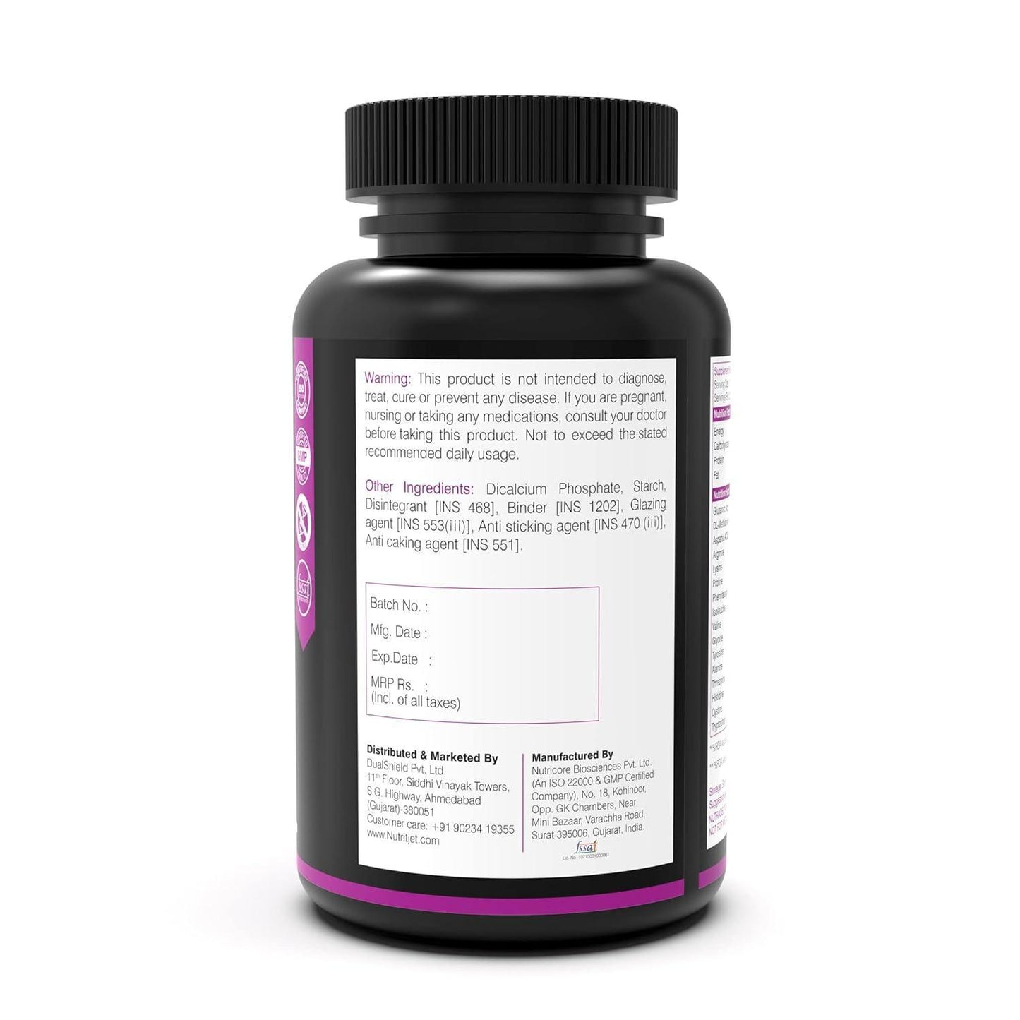 NutritJet Hair Vitamins Tablet - 60 Tablets