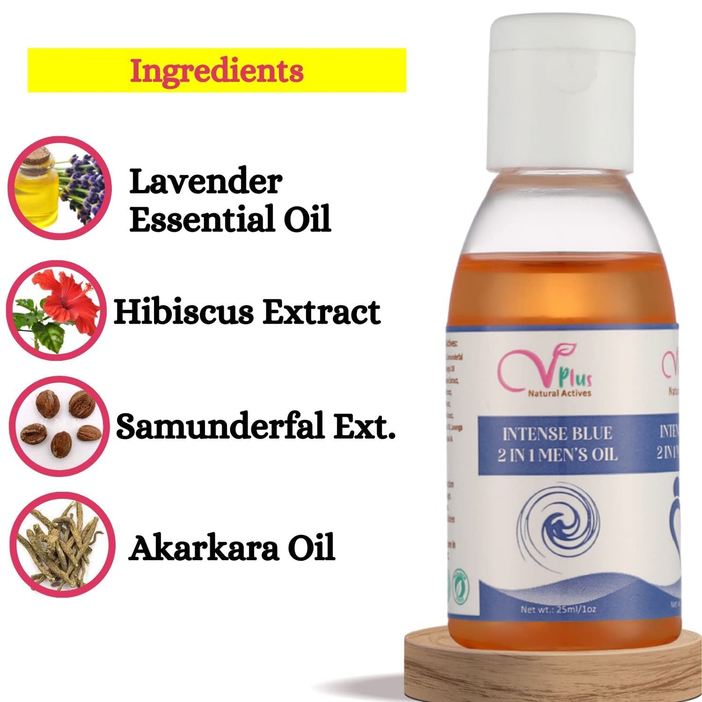 Vigini intense Blue 2 In 1 Men's Oil Lubriants Delay