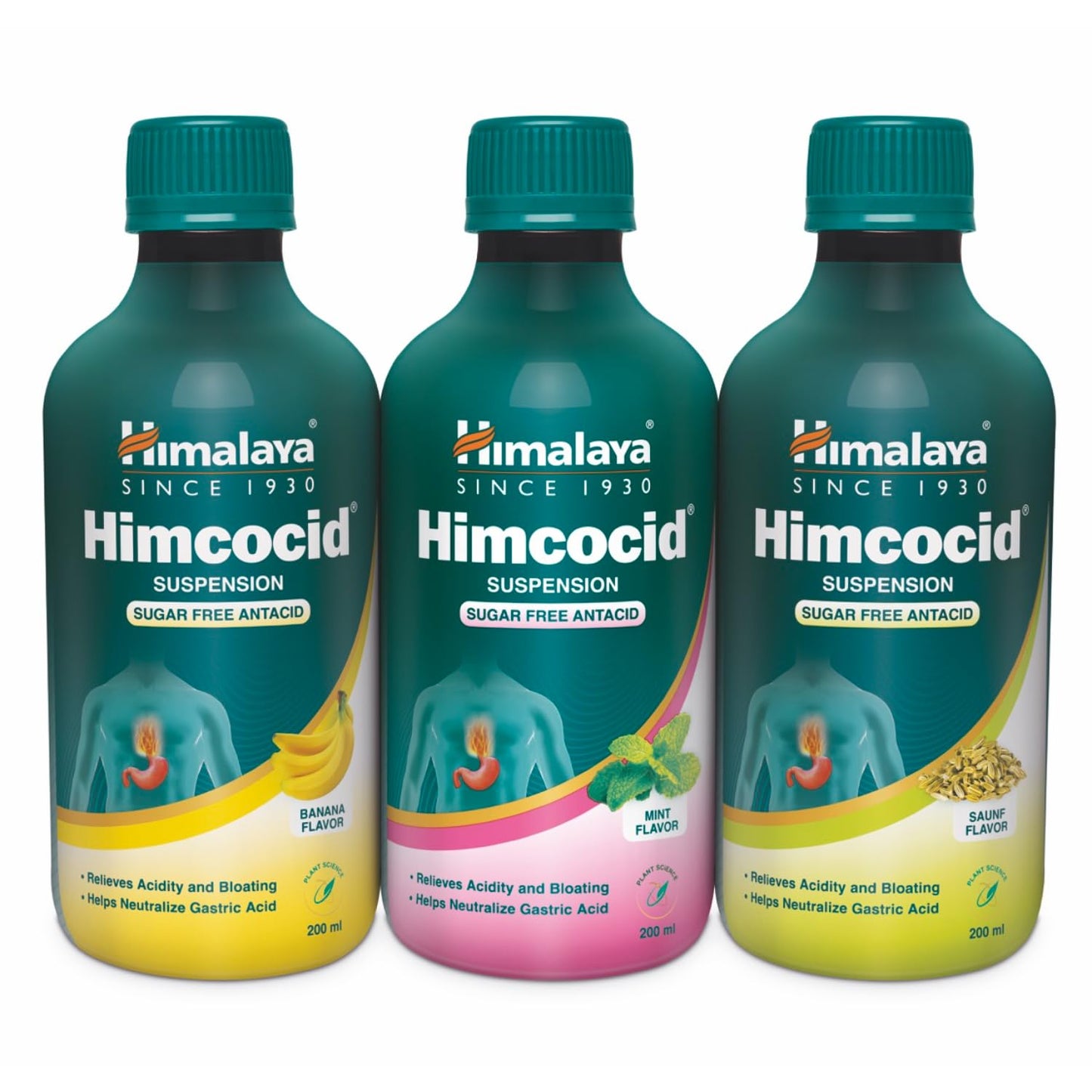 Himalaya Himcocid Sugar Free Suspension| Antacid Banana - 200ml