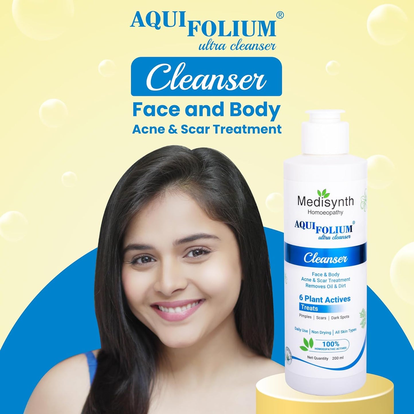 Medisynth Aquifolium Ultra Cleanser - 200ml