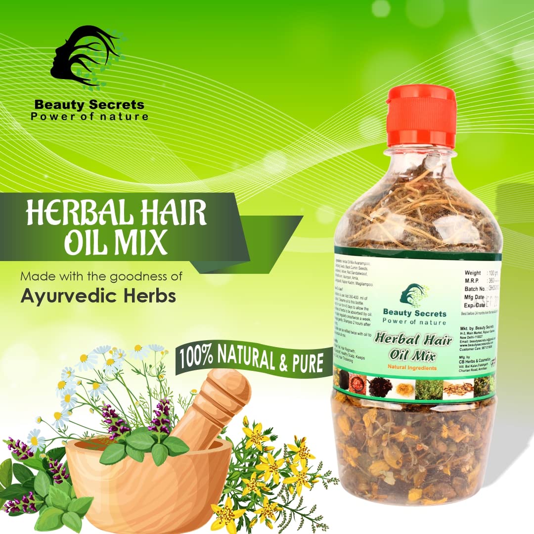 Beauty Secrets Herbal Hair Oil Mix - 100gm