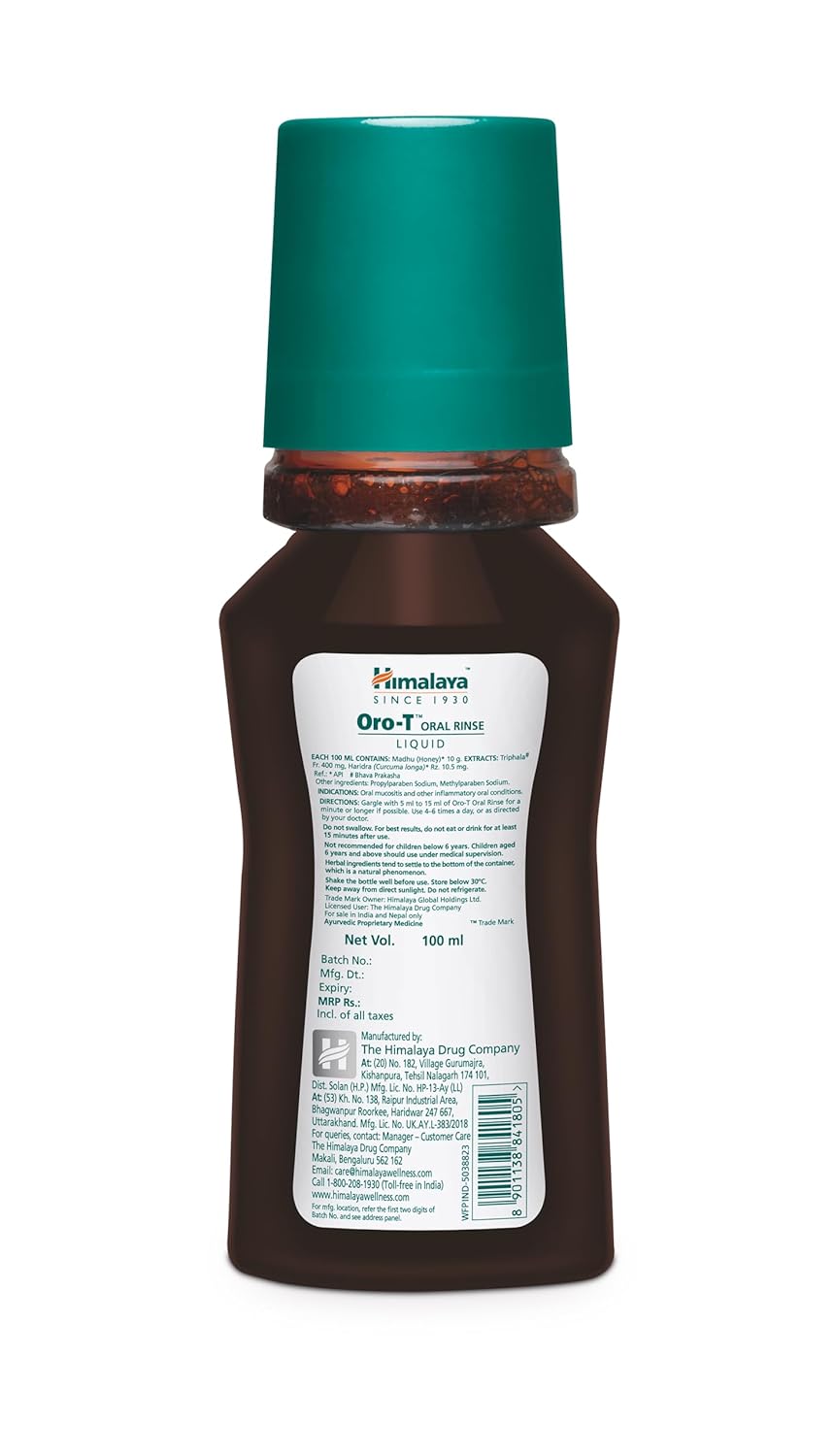Himalaya Oro-T Oral Rinse - 100ml