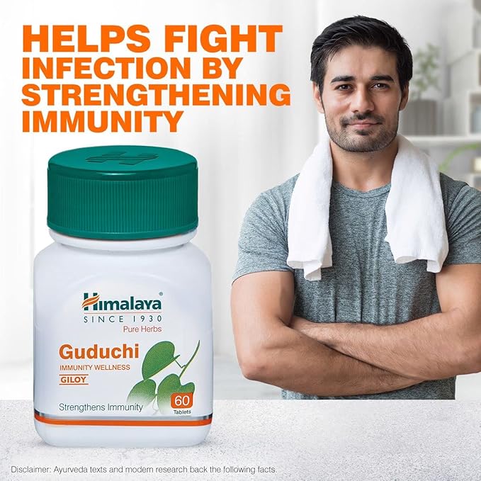 Himalaya Pure Herbs Guduchi Tablets Immunity Wellness, Giloy Tablets