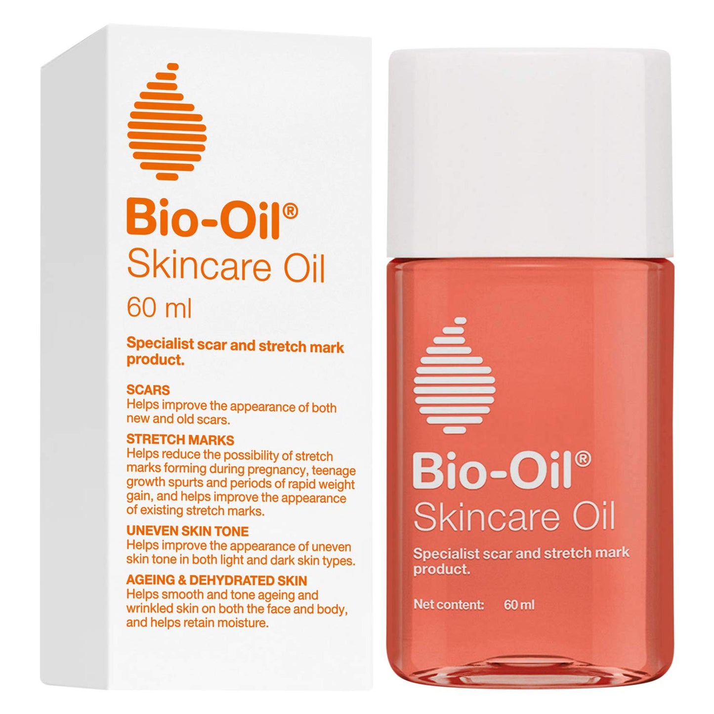 Bio-Oil SkinCare Oil - Scars, Stretch Mark, Ageing, Uneven Skin Tone - 60 ml