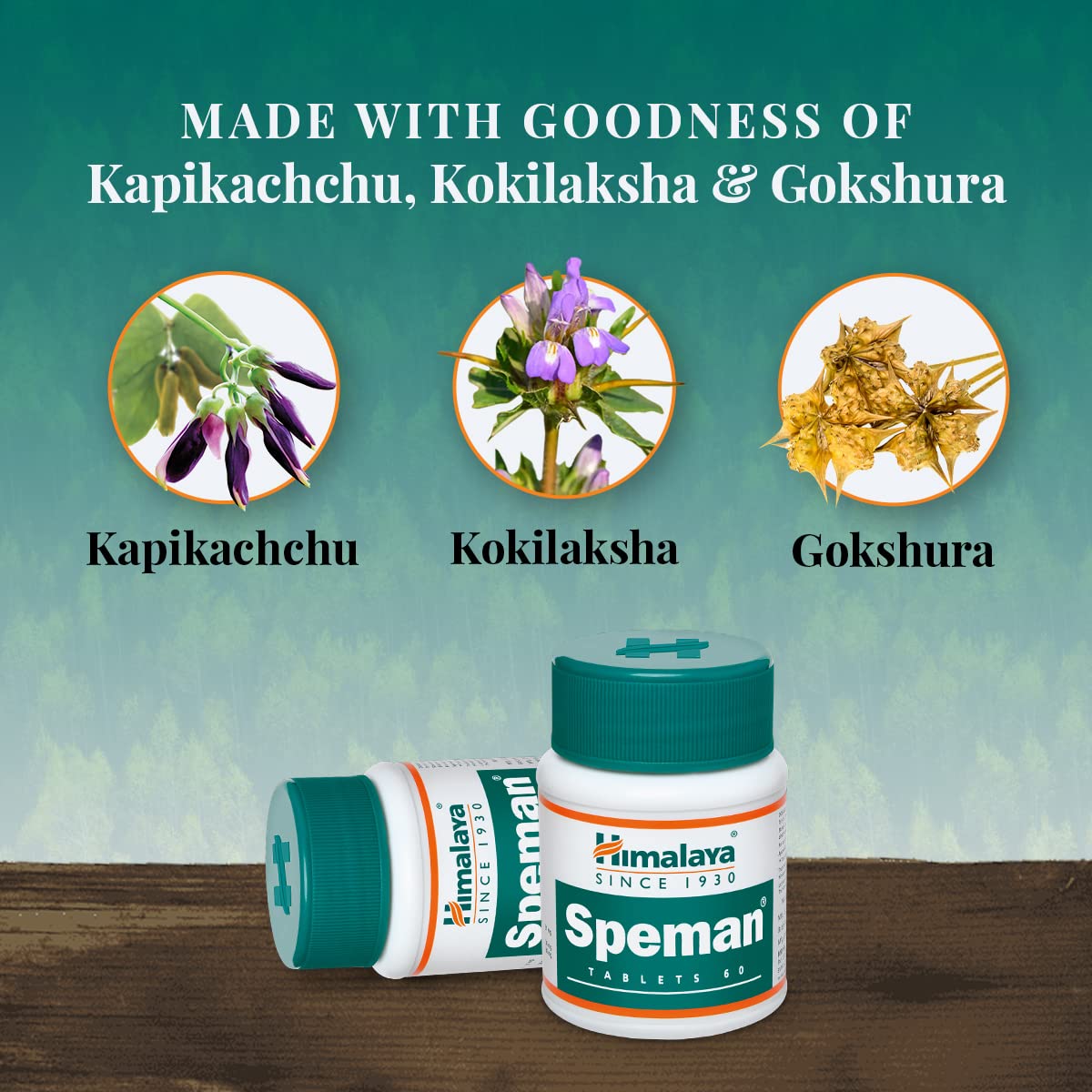 Himalaya Speman Tablet for Men's Health - 60 Tablets